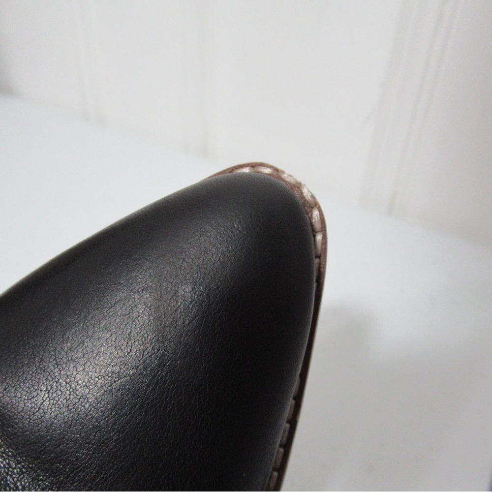 Madewell Hallie Black Leather Western Boots Size 6 - Picture 8 of 17